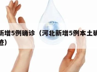 河北新增5例确诊（河北新增5例本土确诊病例轨迹）